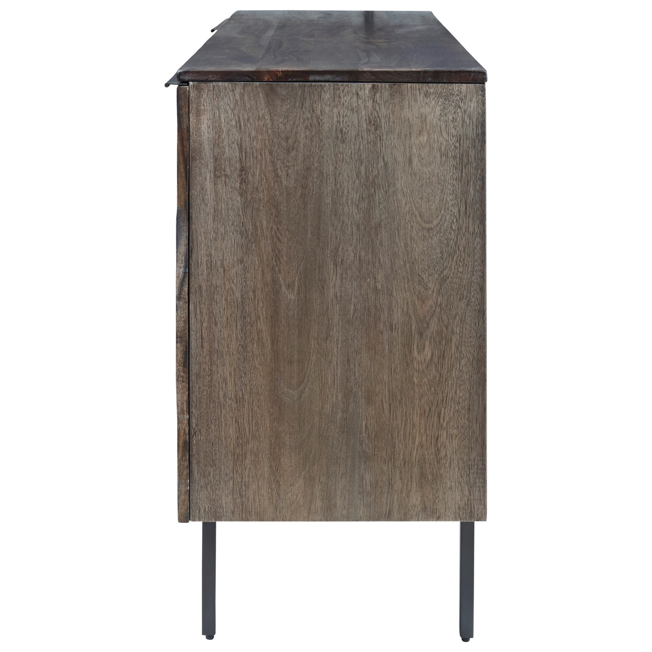 Signature Design by Ashley Graydon Modern Rustic Solid Wood Accent